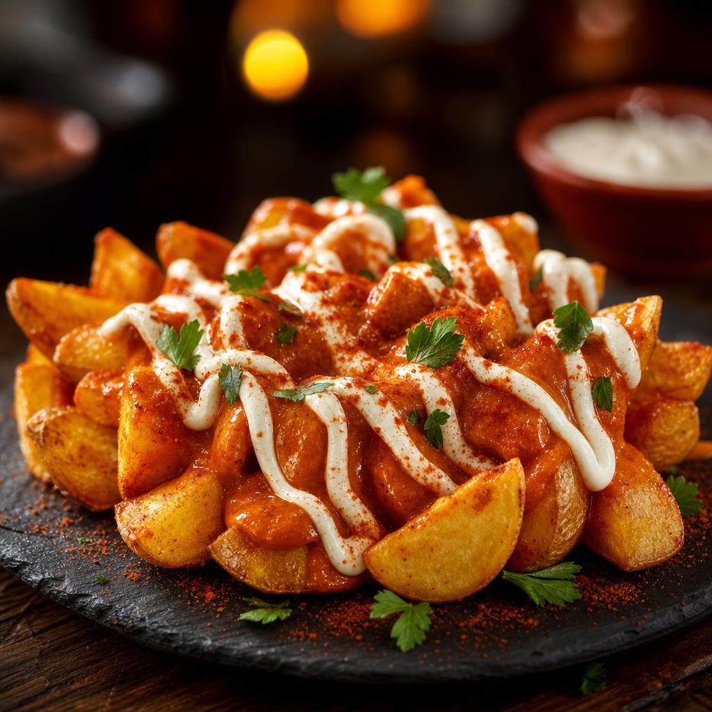 Bravas con salsa Brutal